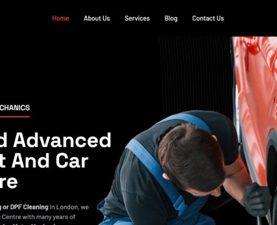 Genius Motor Mechanics Web Design Project